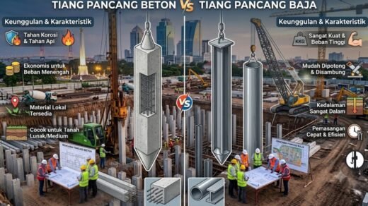 Panduan Lengkap Fondasi Tiang Pancang untuk Proyek Pergudangan Modern